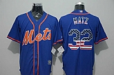 New York Mets #32 Steven Matz Blue USA Flag Fashion Stitched MLB Jersey,baseball caps,new era cap wholesale,wholesale hats